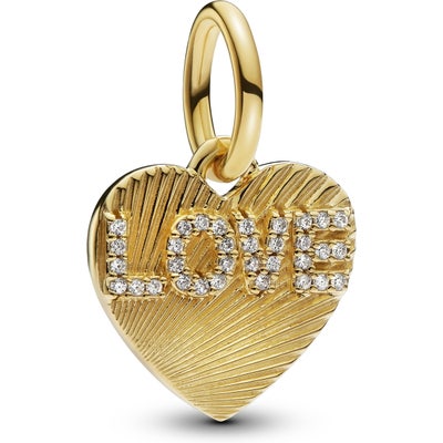 Pandora 763604C01 Hangende bedel met graveerbaar love-hart