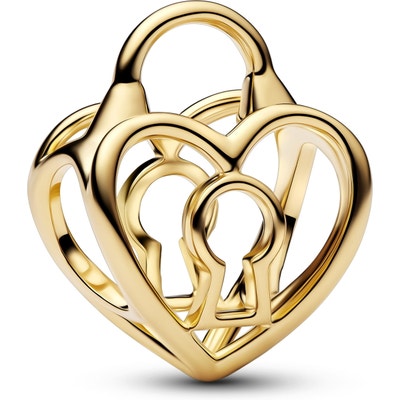 PANDORA 764358C00 Opengewerkt hart hangslot bedel