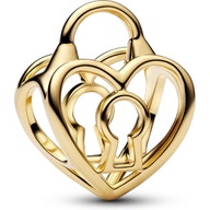 PANDORA 764358C00 Opengewerkt hart hangslot bedel