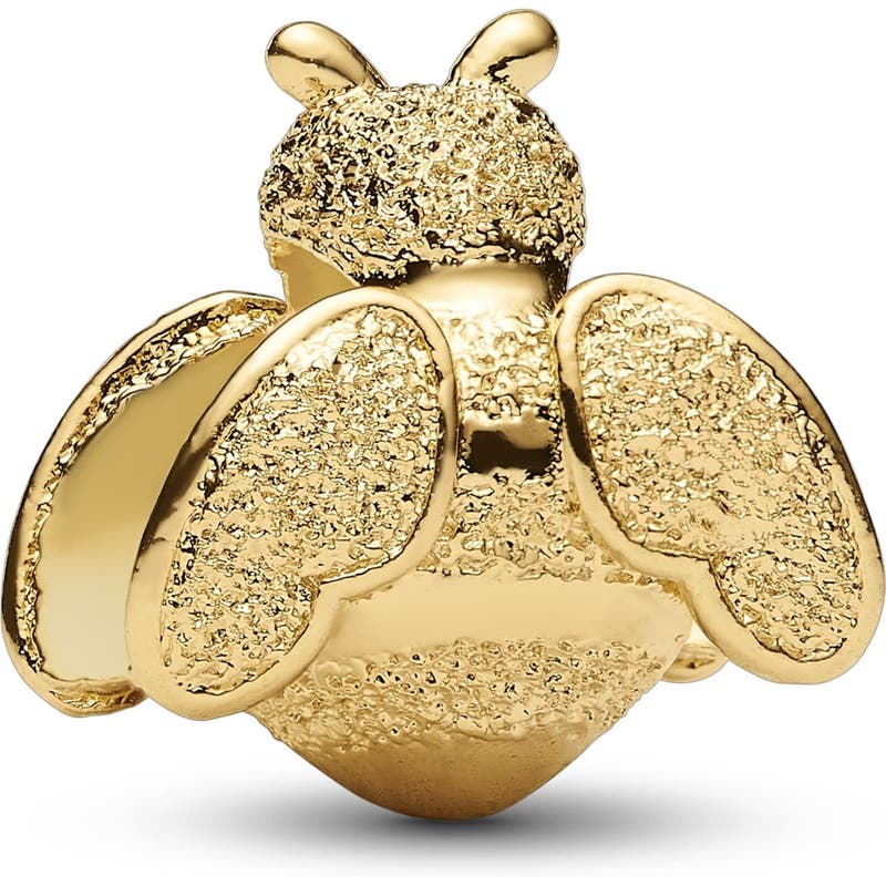 PANDORA 764524C00 Getextureerde bij mini bedel goudkleurig