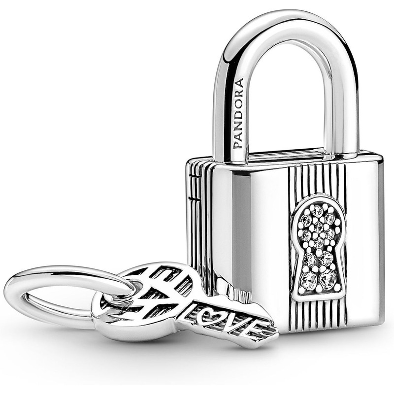 Pandora 790088C01 Hangslot en Sleutel Hangende Bedel