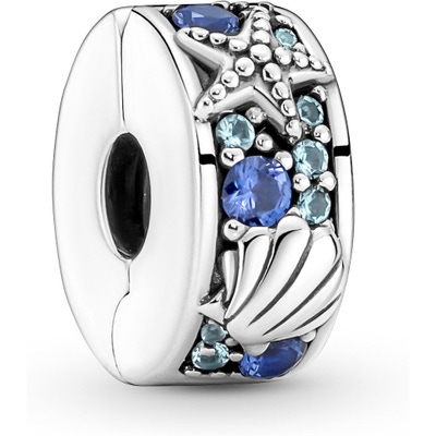 Pandora 791678C01 Tropical Starfish & Shell Clip Charm