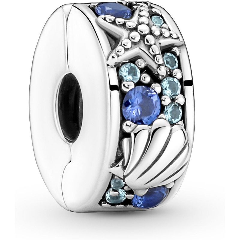 Pandora 791678C01 Tropical Starfish & Shell Clip Charm