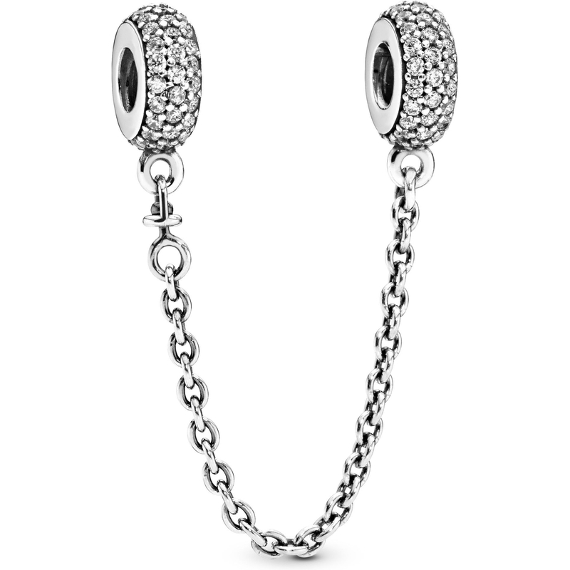 Pandora 791736CZ Pavé Veiligheidsketting Bedel 50 mm