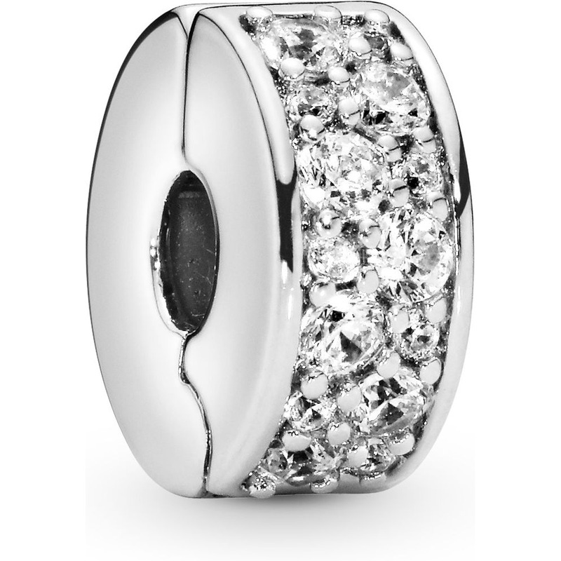 Pandora 791817CZ Clear Pavé Clip Bedel