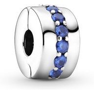 Pandora 791972C01 Blue Sparkle Clip Charm