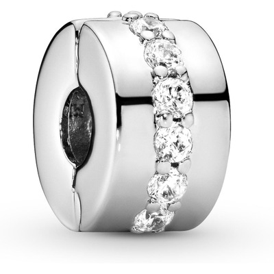 Pandora 791972CZ Clear Sparkling Row Clip Bedel