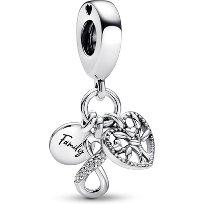 Pandora 792201C01 Family Infinity Triple Hangende Bedel