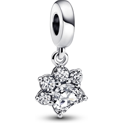 Pandora 792247C01 Sparkling Pet Paw Print Bedel
