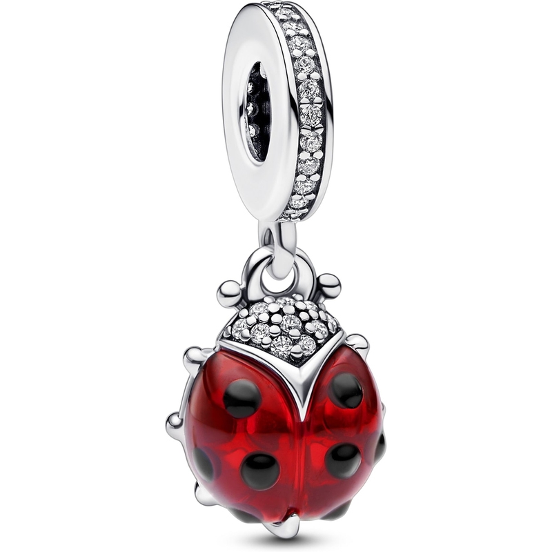 Pandora 792571C01 Rood lieveheersbeestje hangende bedel