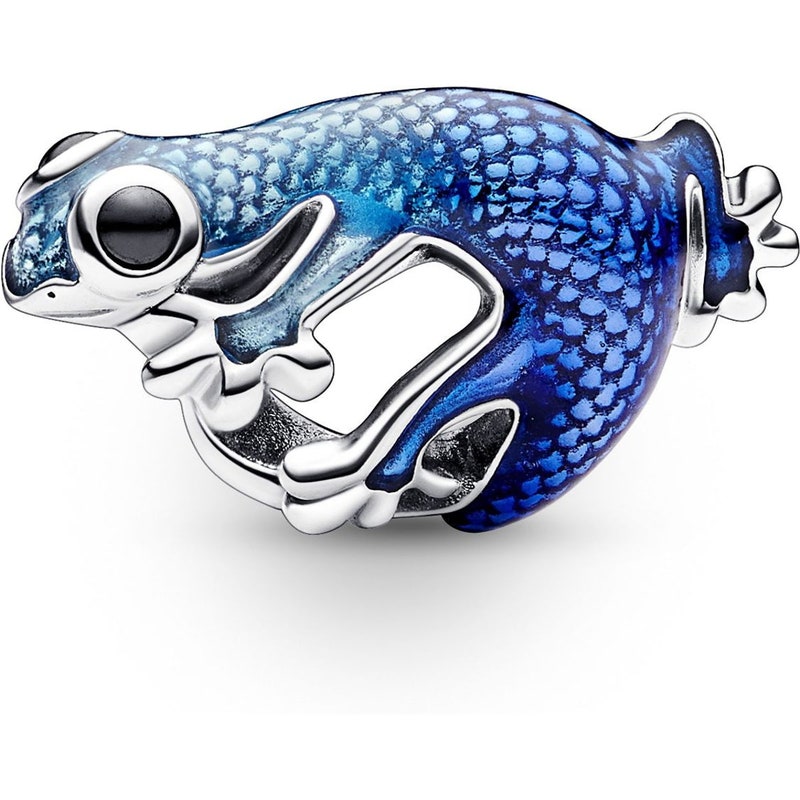 Pandora 792701C01 Metallic Blauwe Gecko Bedel