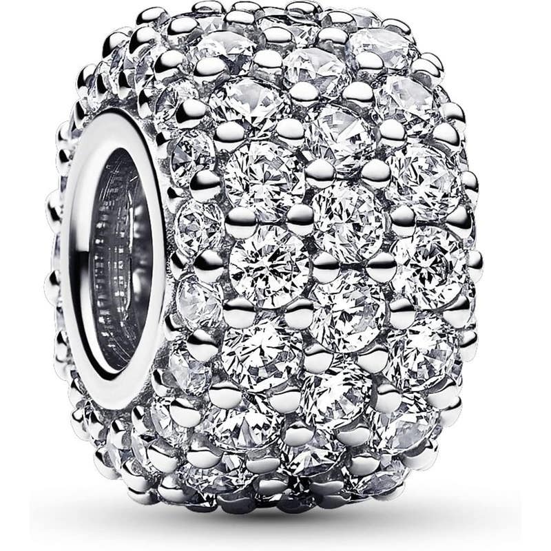 Pandora 792820C01 Sprankelend Pavé Drie Rijen Bedel