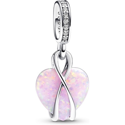 Pandora 793202C01 Mum Opalescent Hart Hangende Bedel