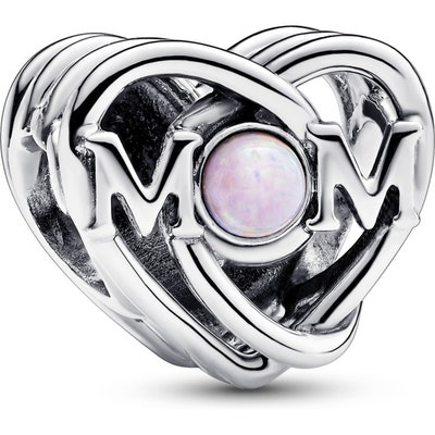 Pandora 793233C01 Opengewerkte Mum en Hart Bedel