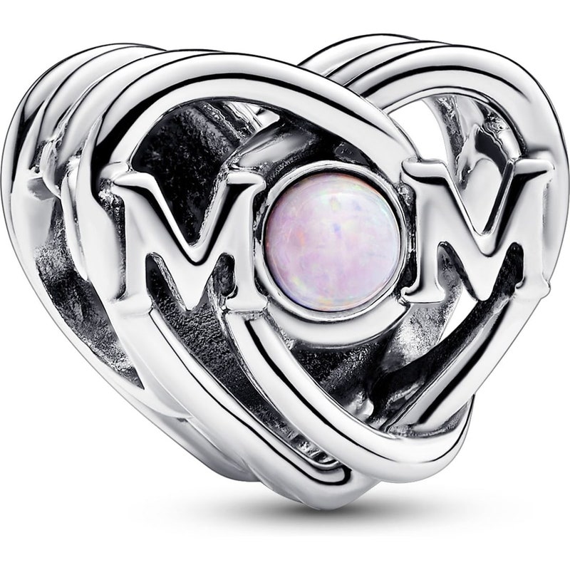 Pandora 793233C01 Opengewerkte Mum en Hart Bedel