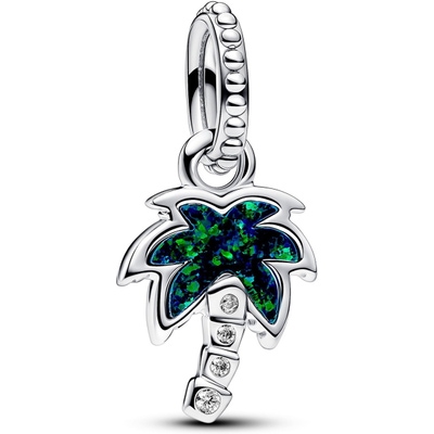 Pandora 793352C01 Opalescent Groene Palmboom Hangende Bedel