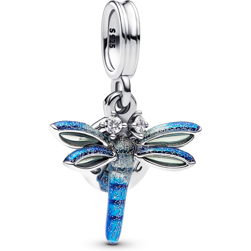 Pandora 793745C01 Dubbele hangende bedel met libel