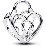 PANDORA 794358C00 Opengewerkt hart hangslot bedel