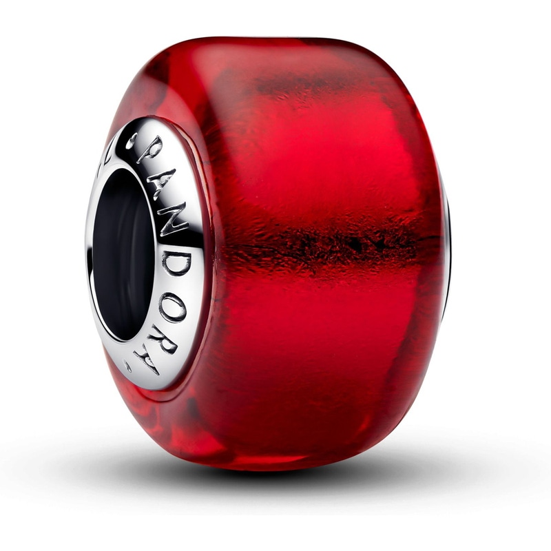 PANDORA 794425C00 Rode muranoglazen bedel