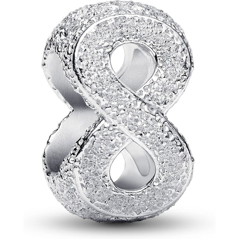 PANDORA 794523C00 Getextureerd oneindigheidssymbool mini bedel