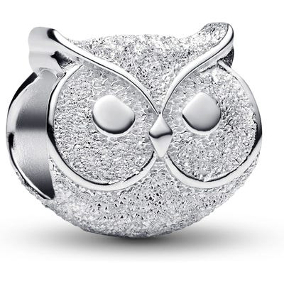 PANDORA 794525C00 Getextureerd uil mini bedel