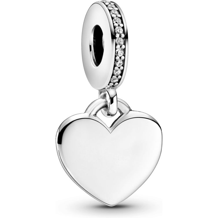 Pandora 798761C01 Graveerbare hartvormige hangende bedel