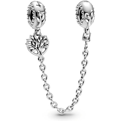 Pandora 799293C00 Heart Family Tree Safety Chain Charm