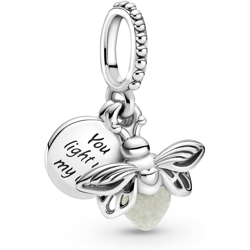Pandora 799352C01 Glow-in-the-dark Firefly Dangle Charm