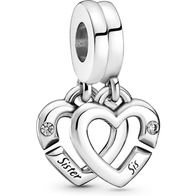 Pandora 799538C01 Verstrengelde Zussenharten Bedel