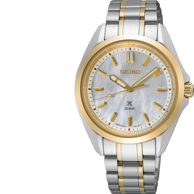 Prospex SUR608J1 Quartz dames horloge  bicolor 34 mm