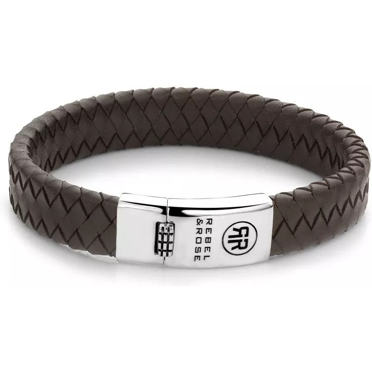 Rebel & Rose RR-L0127-S Braided Flat 925 Earth armband