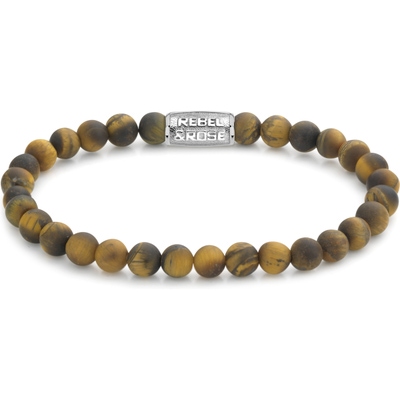 Rebel & Rose RR-60083-S Matt Tiger Lily armband 6 mm