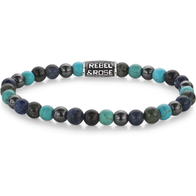 Rebel & Rose RR-60132-V Blue Nights Vintage armband 6 mm