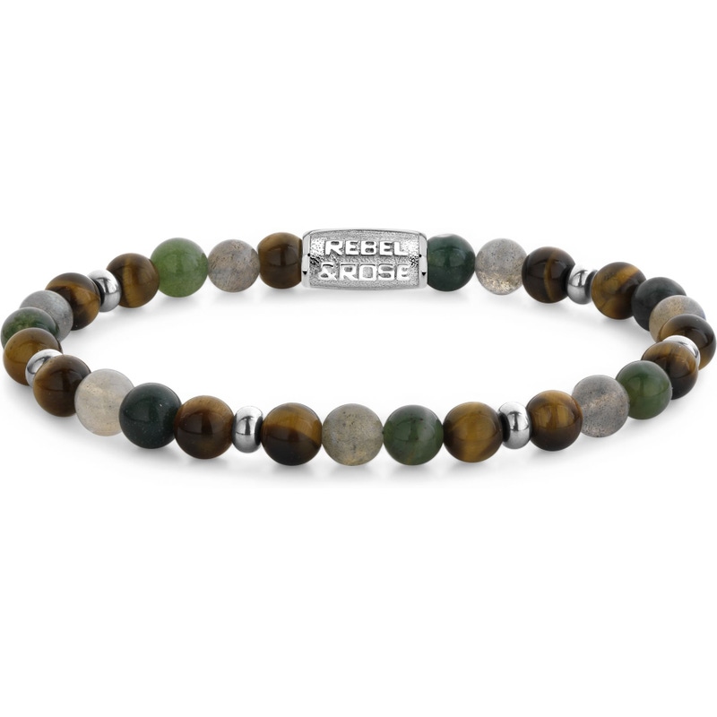 Rebel & Rose RR-60144-S Mountain forest armband 6 mm