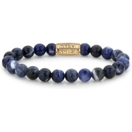 Rebel & Rose RR-80094-G Midnight Blue gold armband 8 mm