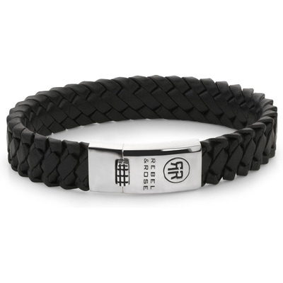 Rebel & Rose RR-L0181-S Braided Apollo leren armband
