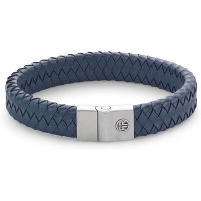 Rebel & Rose RR-M0044-S Full Metal Premium Blue armband 12 mm