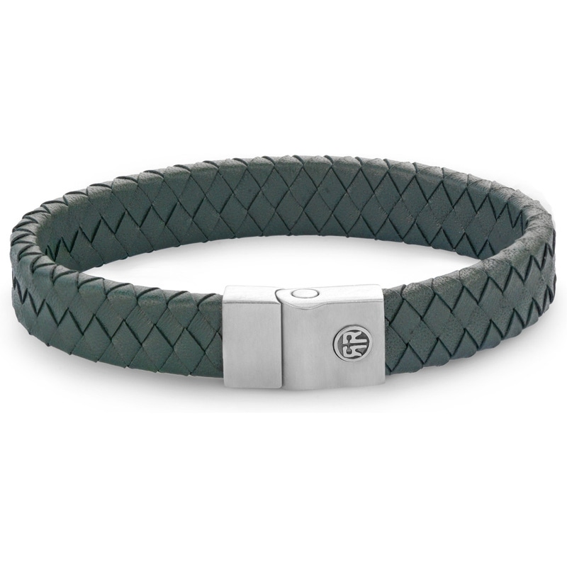 Rebel & Rose RR-M0045-S Full Metal Premium Green armband 12 mm