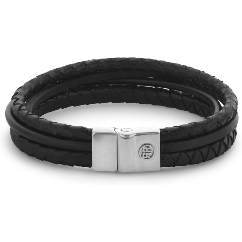 Rebel & Rose RR-M0054-S Full Metal Premium leren armband