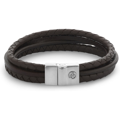 Rebel & Rose RR-M0055-S Full Metal Premium leren armband