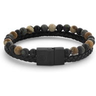 Rebel & Rose RR-M0059-B Full Metal Autumn Storm armband