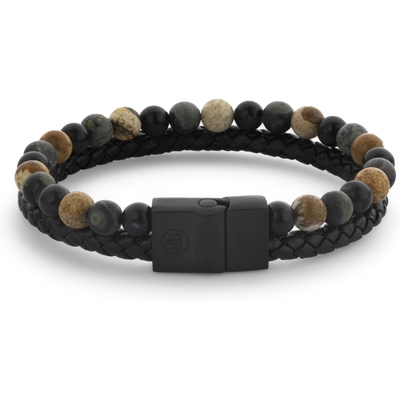 Rebel & Rose RR-M0059-B Full Metal Autumn Storm armband