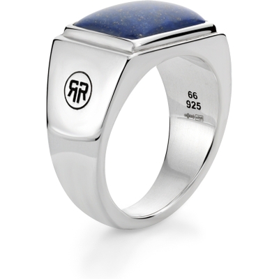 Rebel & Rose RR-RG033-S Square Lapis Lowneck ring 14 mm
