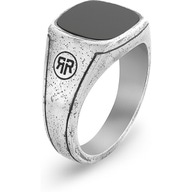 Rebel & Rose RR-RG043-S Square Vintage Onyx 13 mm