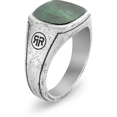 Rebel & Rose RR-RG045-S Square Vintage Green Jade ring