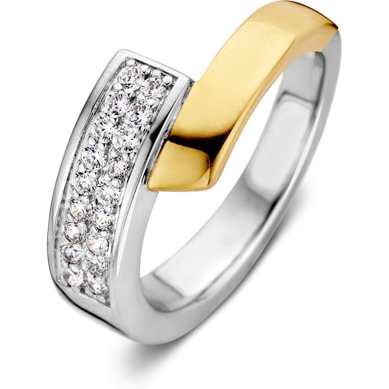 Excellent Jewelry RF626846 goud en zilveren ring 8,4 mm