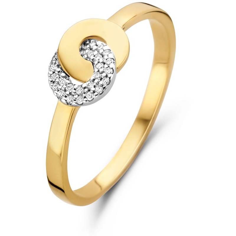 Ring bicolor briljant 006 crt 