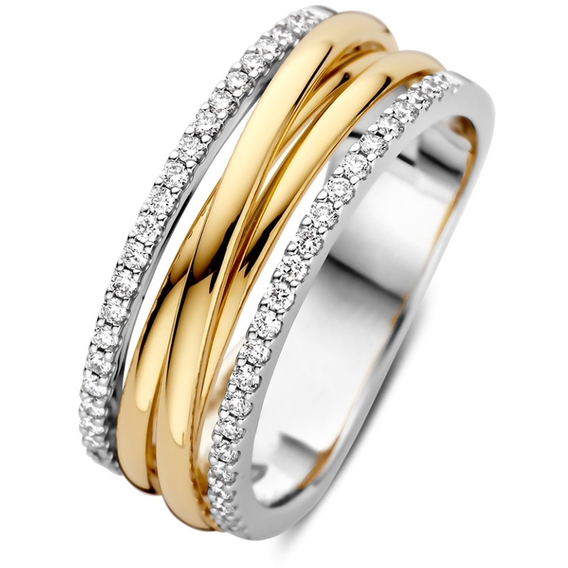 Ring bicolor briljant 027 crt 