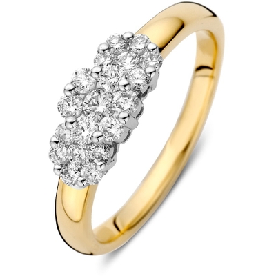 RX418152 14k gouden ring met 052 ct diamant