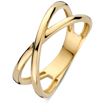 Excellent Jewelry RE108230 14k crossover ring 8 mm